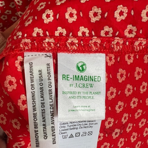 CREWCUTS cotton poplin puff-sleeve dress size 8 NWOT - Picture 5 of 6